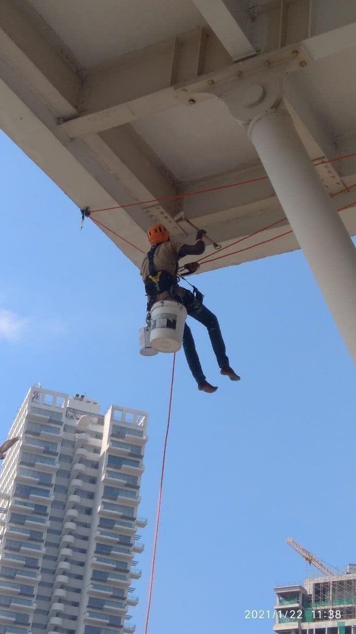 Access Tower Painting — At-height painting